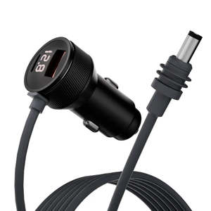 New: Starlink Mini Dual USB Car Charger 12V-24V with 3m DC Cable & Voltmeter for Starlink Mini