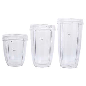 New: Clear Juicer Cup Replacement for NutriBullet Juicer 24oz & 32oz
