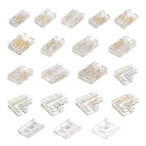 Led Strip Parts: COB LED Quick Solderless Wire Connector for 8mm / 10mm COB / FCOB strips
