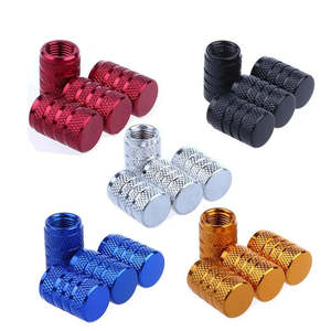 Auto: Car Tyre Valve Caps, Aluminium, 4pcs