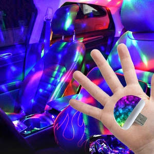 Multicolor USB RGB LED Disco light