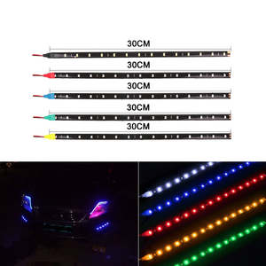 30CM 15xLED Flexible LED Strip - Bright for Car Exterior/Interior or Signage