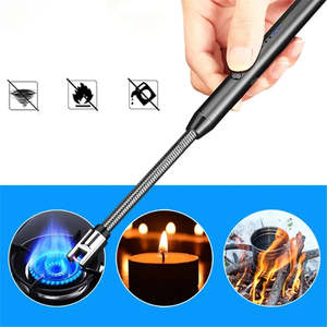 Kitchen: Windproof Kitchen BBQ Electric USB Lighter