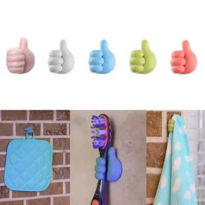 Home 1: Wall Hooks, Thumbs Up Shape, 10pcs