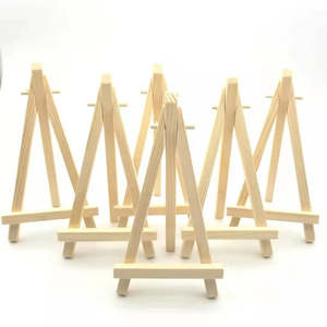 Table Setting: Wooden Mini Easel Wedding Table Card Stand (10pcs)