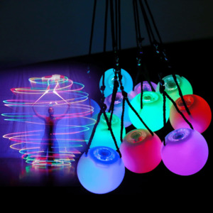 LED Dance light ball - RGB for festivals