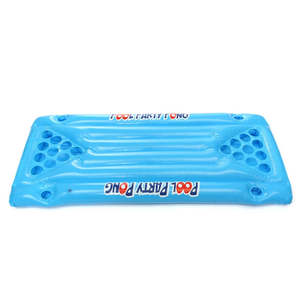 Inflatable Beer Pong Floating Table - 24 cup holder