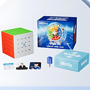 [Pre Order] - Moyu Aochuang V6 magnetic 5x5 speedcube (Double track UV coated, ball core)