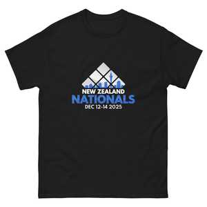 Products: NZ Nationals 2025 Full Print Tee (Black)