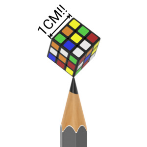 Other Puzzles Non Wca: CubeLab 1cm micro mini 3x3 speedcube