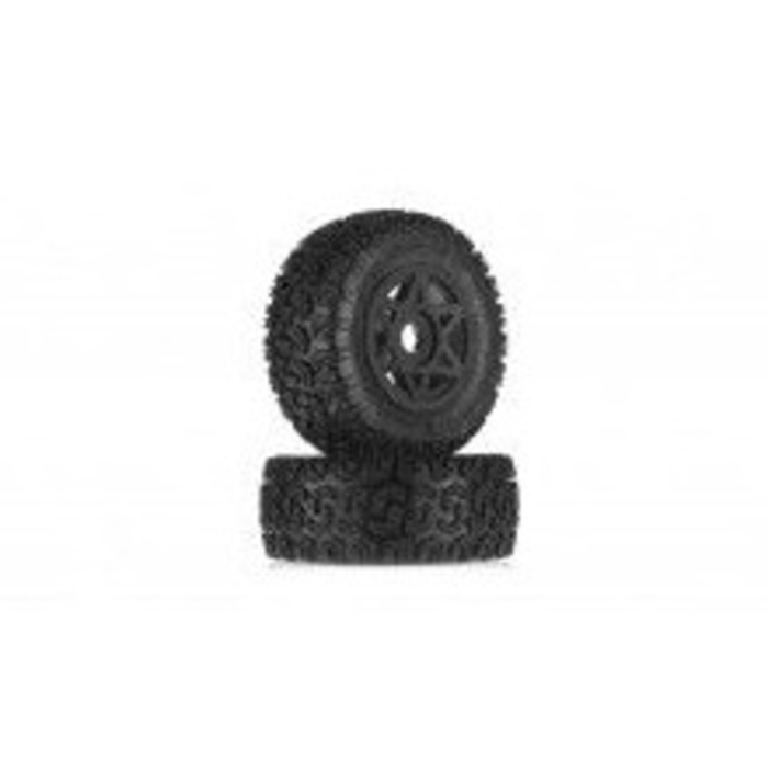 AR550003 Dboots Sidewinder 2 6S Senton Glued Black by ARRMA