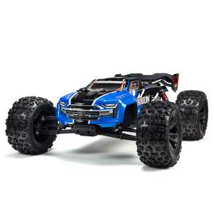 Ready To Run Cars: ARRMA - 1/8 KRATON 6S V5 4X4 BLX SPEED MONSTER TRUCK WITH SPEKTRUM FIRMA RTR - BLUE