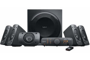 Speakers: Logitech Z906 5.1 Surround Sound Speaker System