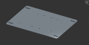 SPEEDNATION NLR RUDDER PEDAL FLOOR PLATE - SUITS NLR ELITE SERIES