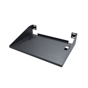 Racing Cockpits Accessories: Speednation PC Shelf + Intergrated Cable Box - BLACK