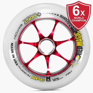 Bont Red Magic 125mm Hardcore 2.0 Inline Skate Wheel - Speed Rollerz