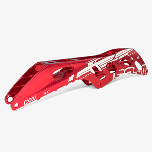 Products: Bont 2PF CXXV 125mm Red Inline Skating Frames - Speed Rollerz