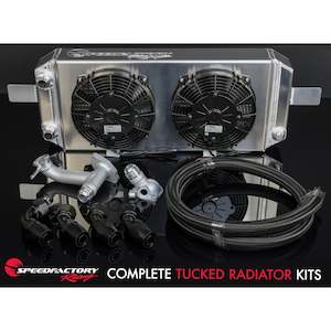 SpeedFactory Complete Tucked Radiator Kit - B Series
