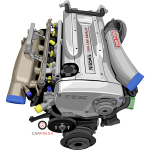 Dress Up: RB26 ENGINE CARFRESH AIR FRESHNER