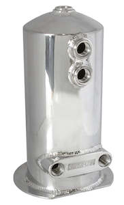 SURGE TANK 2.5L SPUN ALLOY    DUAL FEED OPTION 4 X -8ORB