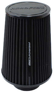 Air Filters: 3 CLAMP-ON TAPERED FILTER  4.6" 6 O.D, 7.5 HIGH BLACK COT