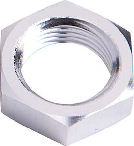 BULKHEAD NUT -16AN            SILVER SINGLE NUT