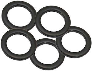 Standard Wheel Nut Washer     Black 1.060 Od 0.695 Id 5 Pack