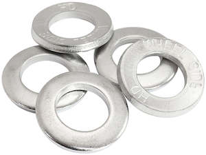 Large Wheel Nut Washer Weld   Chrom 1.250 Od 0.695 Id 5 Pack