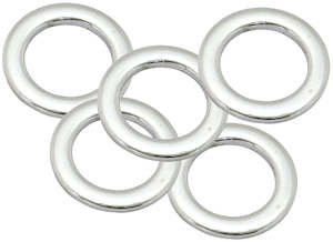 Standard Wheel Nut Washer     Chrom 1.060 Od 0.695 Id 5 Pack