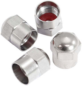 REPLACEMENT VALVE CAPS FOR    ALL VALVE STEM CHROME 4 PACK