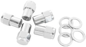 0.550 SHANK CLOSED NUTS M12 x 1.50mm CHROME WHEEL (5)