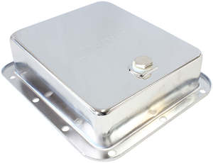 Sumps: FORD C4 DEEP TRANSMISSION PAN CHROME EXTRA CAPACITY