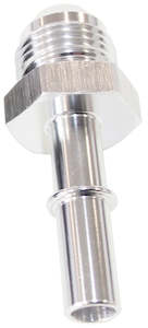EFI FUEL FITTING -6 PUSH IN TOSILVER 3/8 MALE TO HARD TUBE