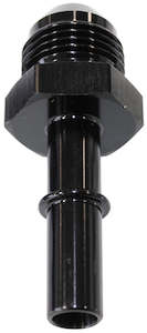 EFI FUEL FITTING -6 PUSH IN TO 5/16 MALE HARD TUBE Black