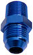 Male Flare -16an To 1" Npt Blue Male Flare To Npt Adapter