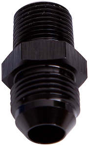MALE FLARE -10AN TO 3/8" NPT BLACK MALE FLARE TO NPT ADAPTE