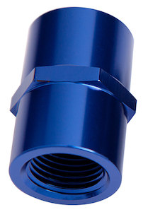 FEMALE COUPLER 3/8" NPT  BLUE FEMALE TO FEMALE