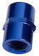 Female Coupler 3/8" Npt  Blue Female To Female