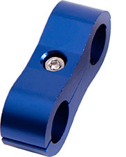 Hose Accesories: BILLET DUAL HOSE SEPERATOR BLUE 13.5MM ID OR 17/32" ID