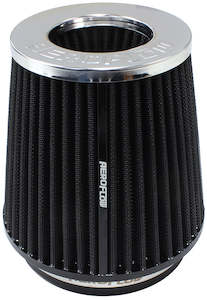 5" CLAMP-ON INV TAPERED FILTER4.5 / 6.5 O.D, 6" H CHROME