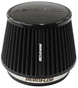 5" CLAMP-ON TAPERED FILTER 4.6-6.5 O.D, 4.15 HIGH BLACK