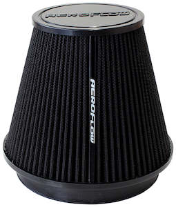 Pod Filters: 6" CLAMP-ON TAPERED FILTER 7.75 / 4.6 O.D, 6.1" H BLACK