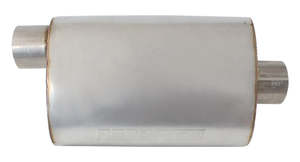 Mufflers: 4" OFFSET / CENTER MUFFLER 22" LENGTH, 11.77" W, 6" H