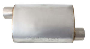 Mufflers: 4" OFFSET / OFFSET MUFFLER 22" LENGTH, 11.77" W, 6" H