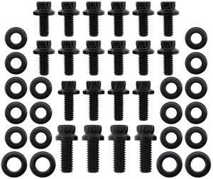 Sumps: HOLDEN V8 OIL PAN BOLT KIT 12 POINT BLACK 253 308 304