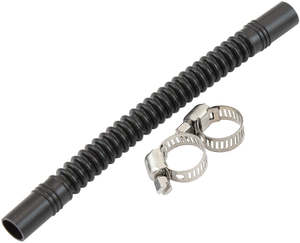 Fuel Line: 3/8" INTANK FUEL HOSE 150mm LENGTH E85 NYLON FLEXIBLE 10mm