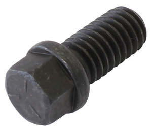 HEADER BOLTS 3/8-16 1" UHL HEX HEAD BLACK PACK OF 12
