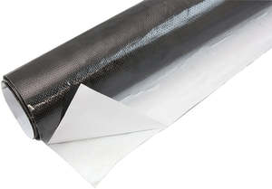 24"X36" SHEET ALUMINISED HEAT BARRIER ADHESIVE BACKED BLACK