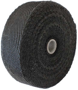 Heat Wrap 1: EXHAUST INSULATION WRAP2"X50FT50 FOOT BLACK TITANIUM ROLL
