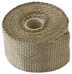 EXHAUST INSULATION WRAP2"X15FT15 FOOT TITANIUM ROLL